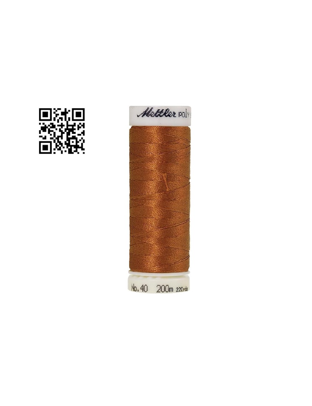 Hilo de poliester Poly Sheen nº40 - Grupo Amann Mettler. Disponible en caja de 5 carretes de 200mts - Ref. 3406