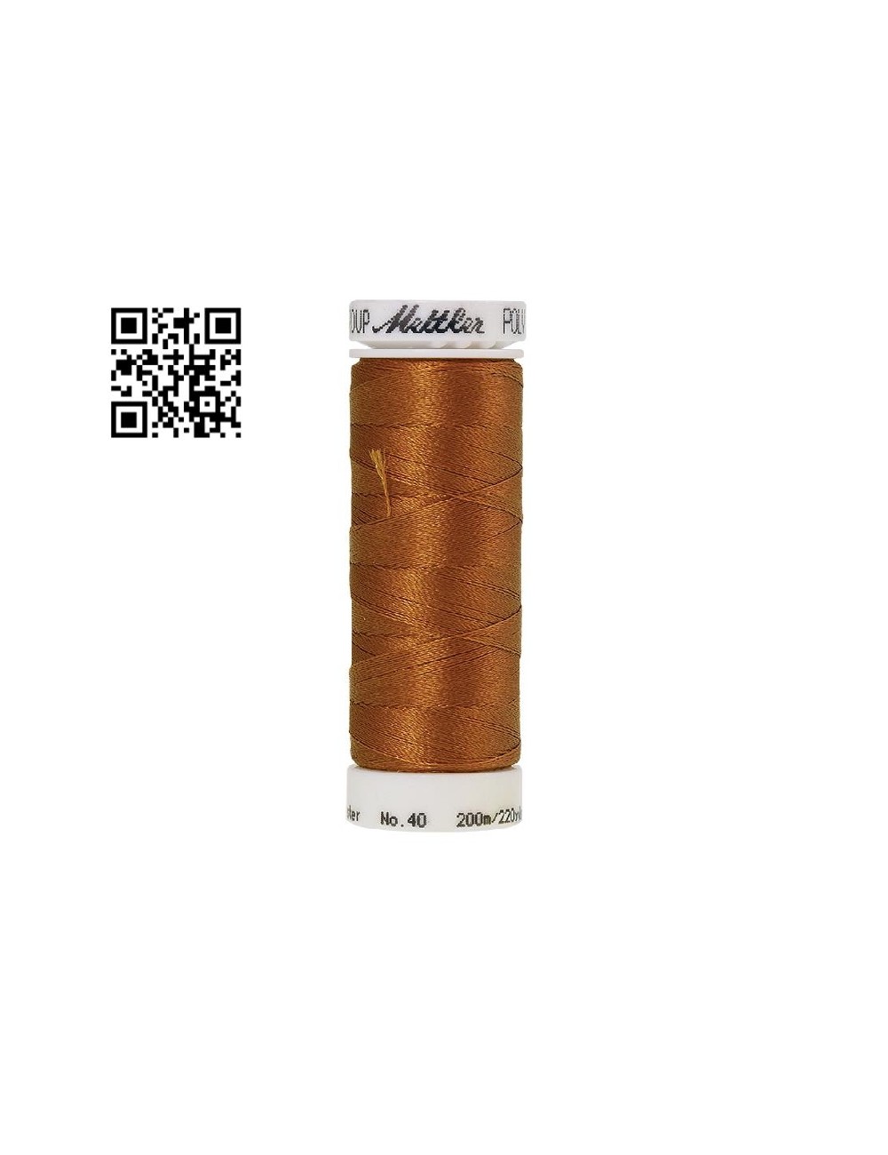 Hilo de poliester Poly Sheen nº40 - Grupo Amann Mettler. Disponible en caja de 5 carretes de 200mts - Ref. 3406