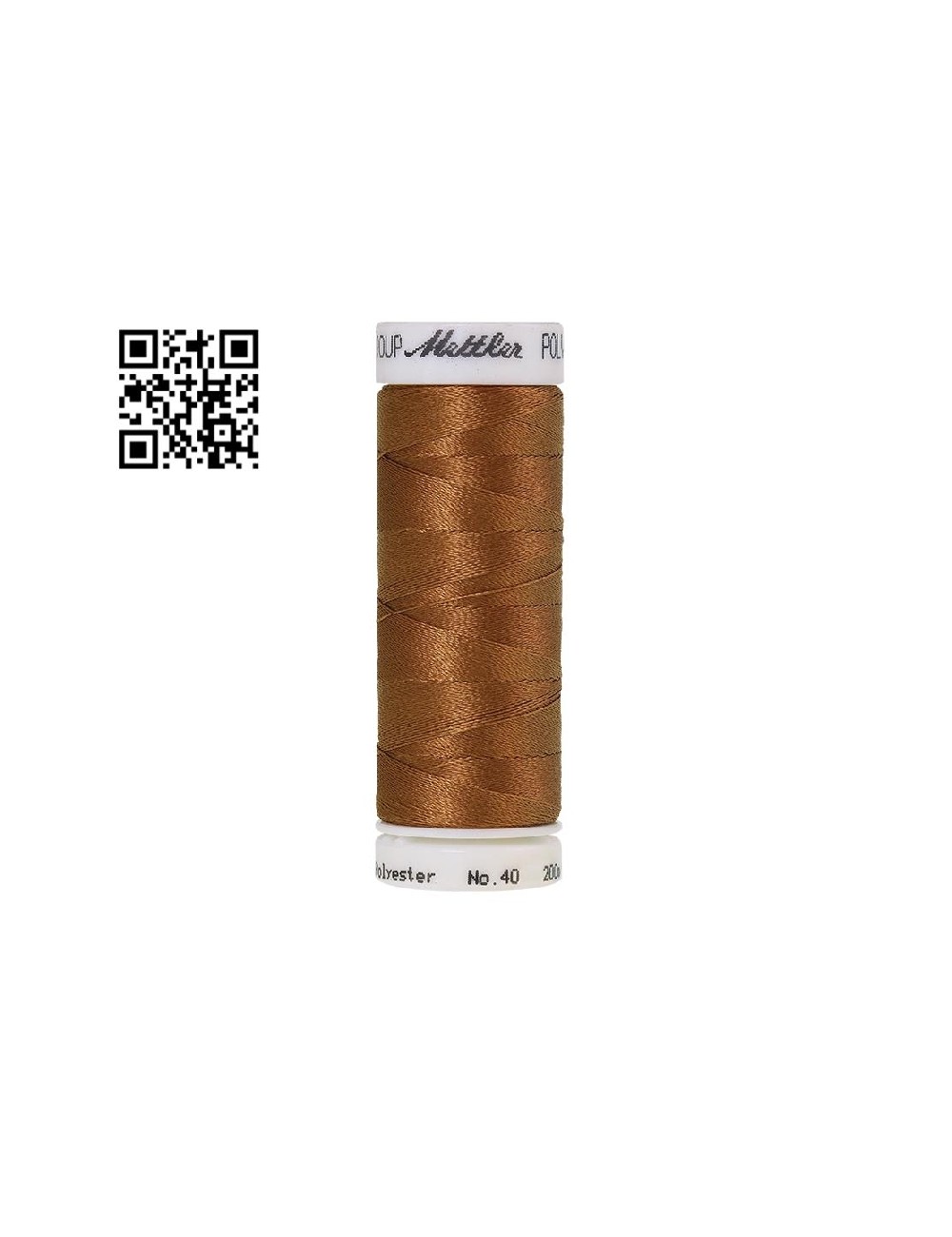 Hilo de poliester Poly Sheen nº40 - Grupo Amann Mettler. Disponible en caja de 5 carretes de 200mts - Ref. 3406