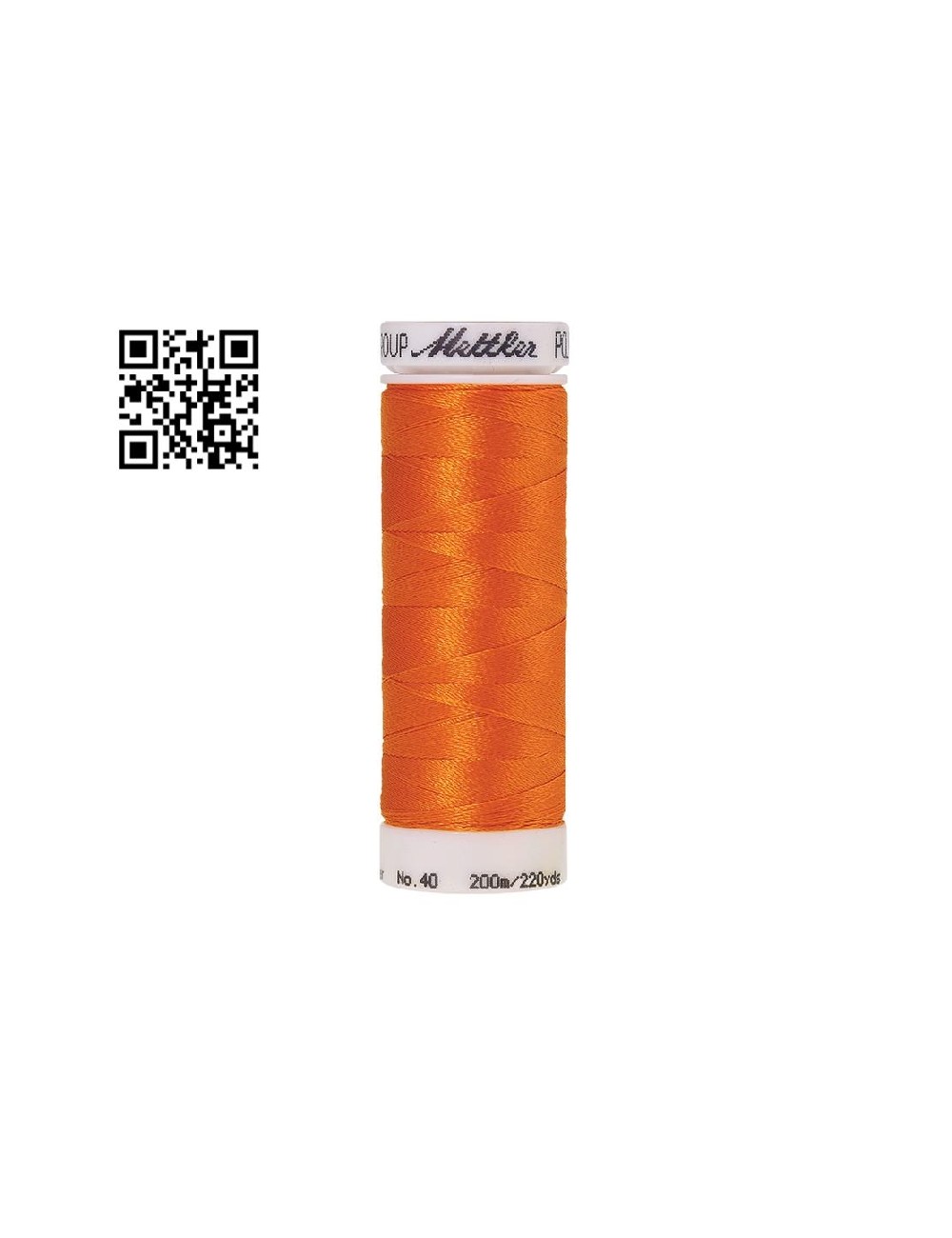 Hilo de poliester Poly Sheen nº40 - Grupo Amann Mettler. Disponible en caja de 5 carretes de 200mts - Ref. 3406