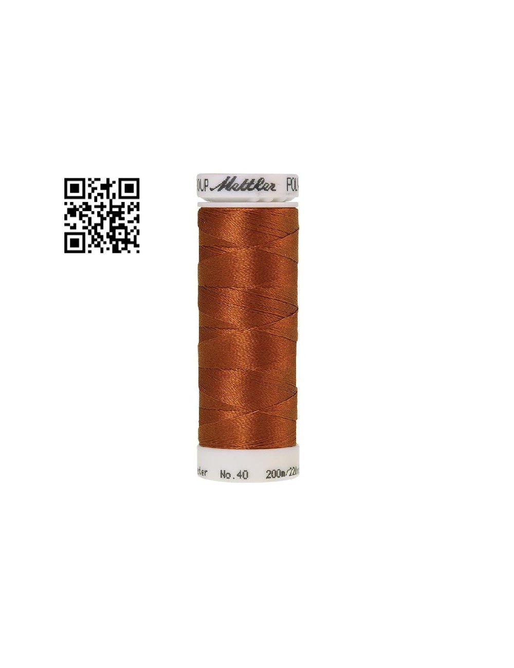 Hilo de poliester Poly Sheen nº40 - Grupo Amann Mettler. Disponible en caja de 5 carretes de 200mts - Ref. 3406
