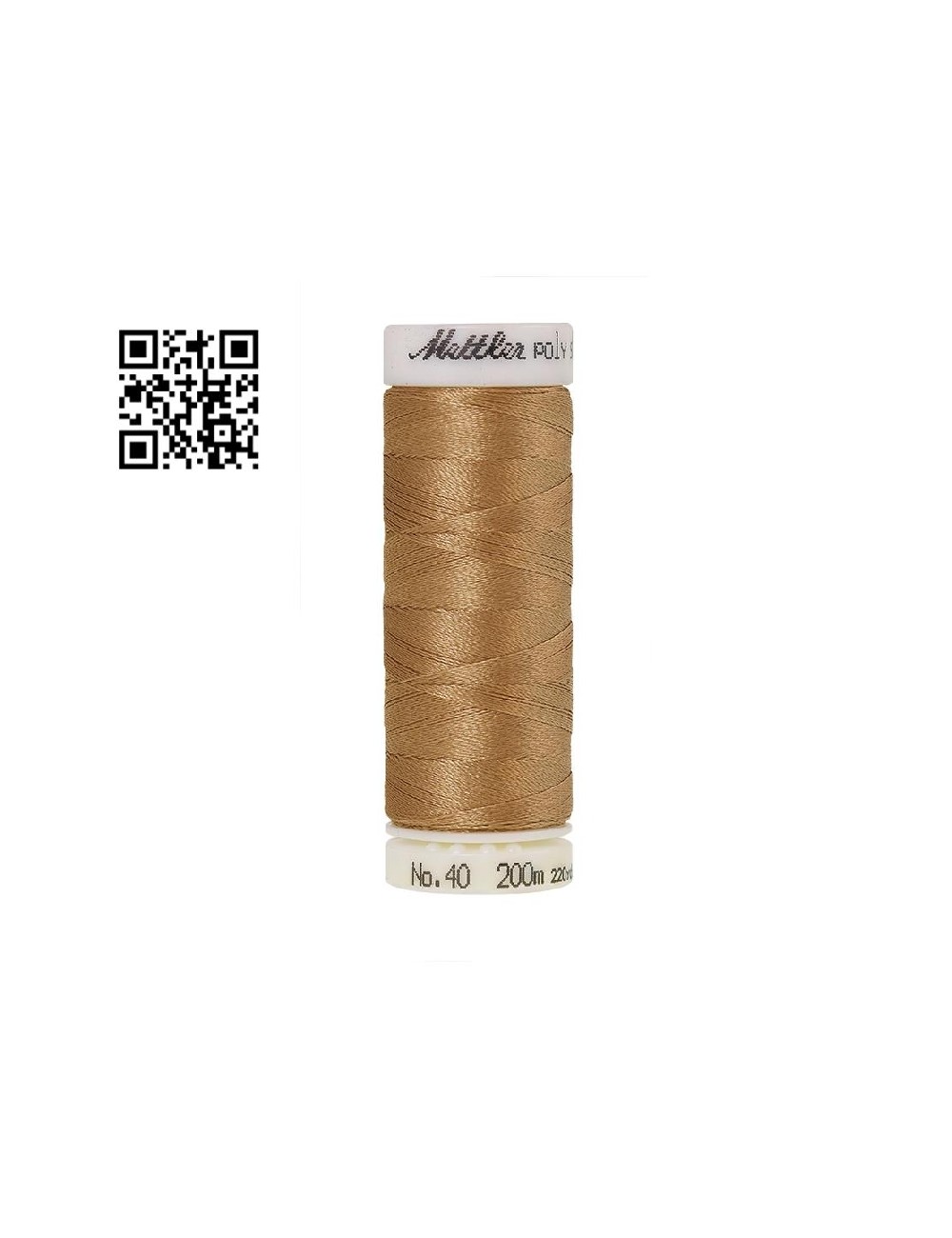Hilo de poliester Poly Sheen nº40 - Grupo Amann Mettler. Disponible en caja de 5 carretes de 200mts - Ref. 3406