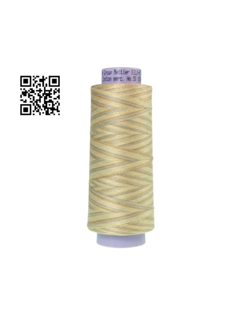 Hilo de algodón Silk Finish Multi nº50 - Grupo Amann Mettler. Disponible en caja de 2 conos de 1372mts - Ref. 9090