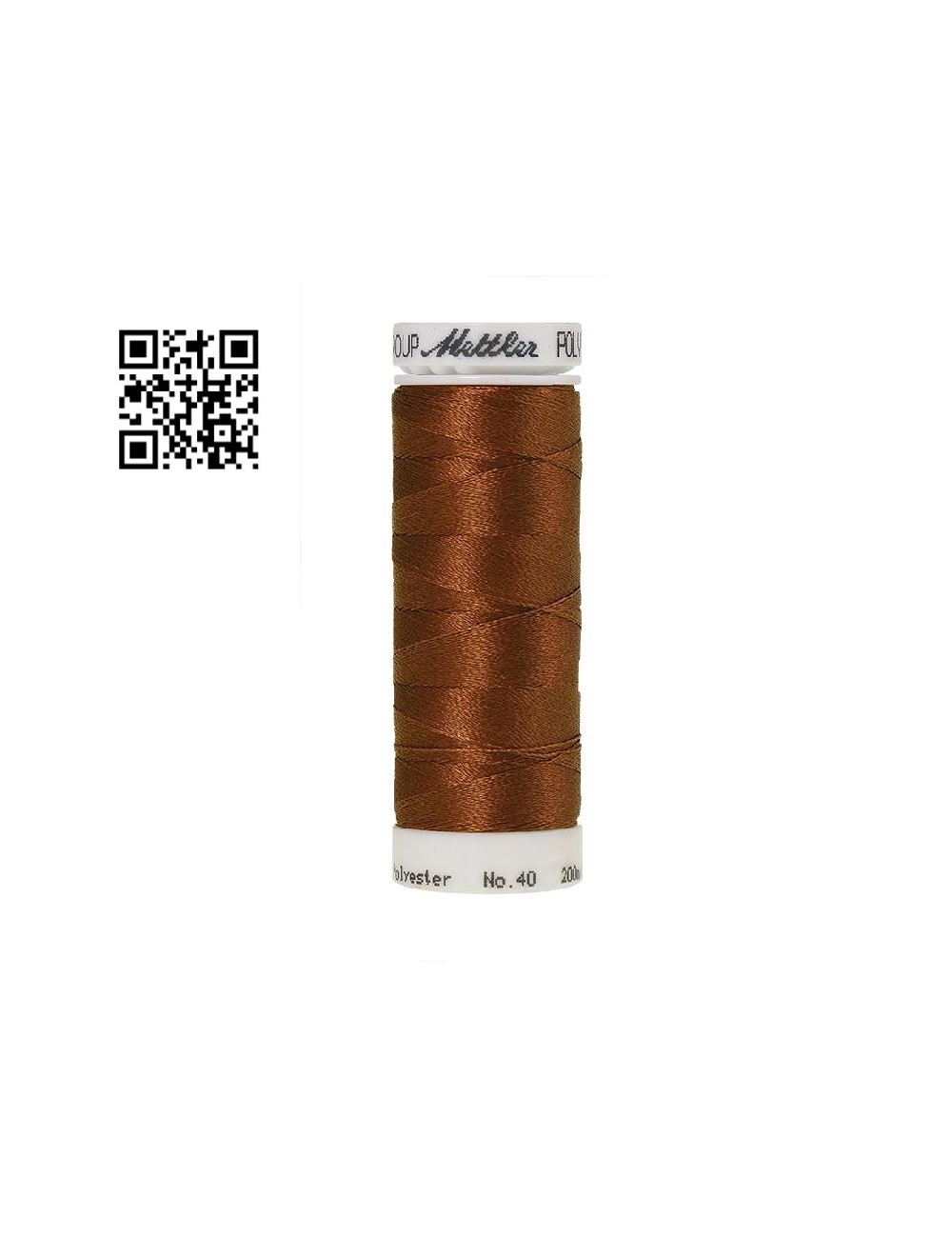 Hilo de poliester Poly Sheen nº40 - Grupo Amann Mettler. Disponible en caja de 5 carretes de 200mts - Ref. 3406