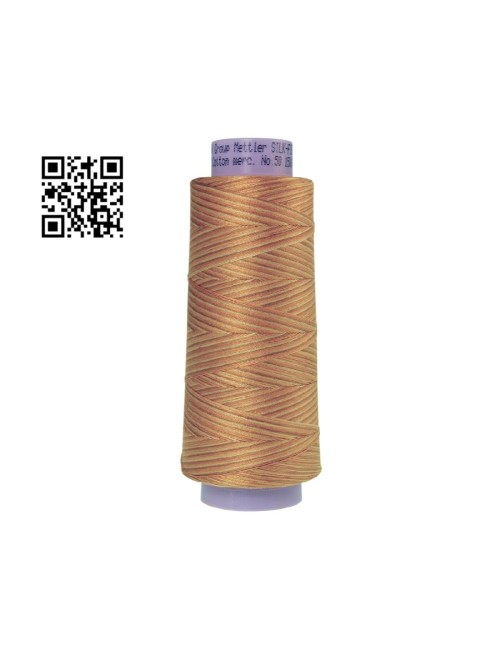 Hilo de algodón Silk Finish Multi nº50 - Grupo Amann Mettler. Disponible en caja de 2 conos de 1372mts - Ref. 9090