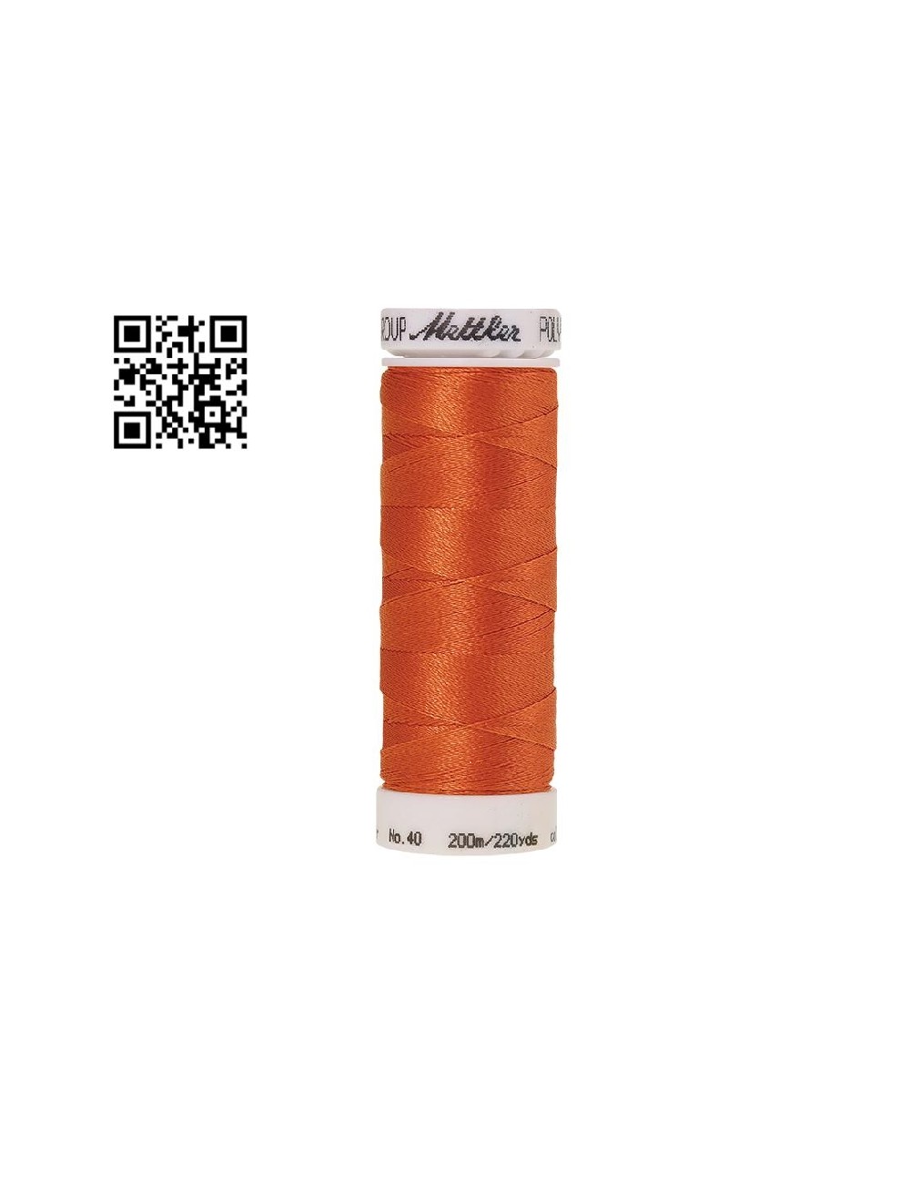 Hilo de poliester Poly Sheen nº40 - Grupo Amann Mettler. Disponible en caja de 5 carretes de 200mts - Ref. 3406