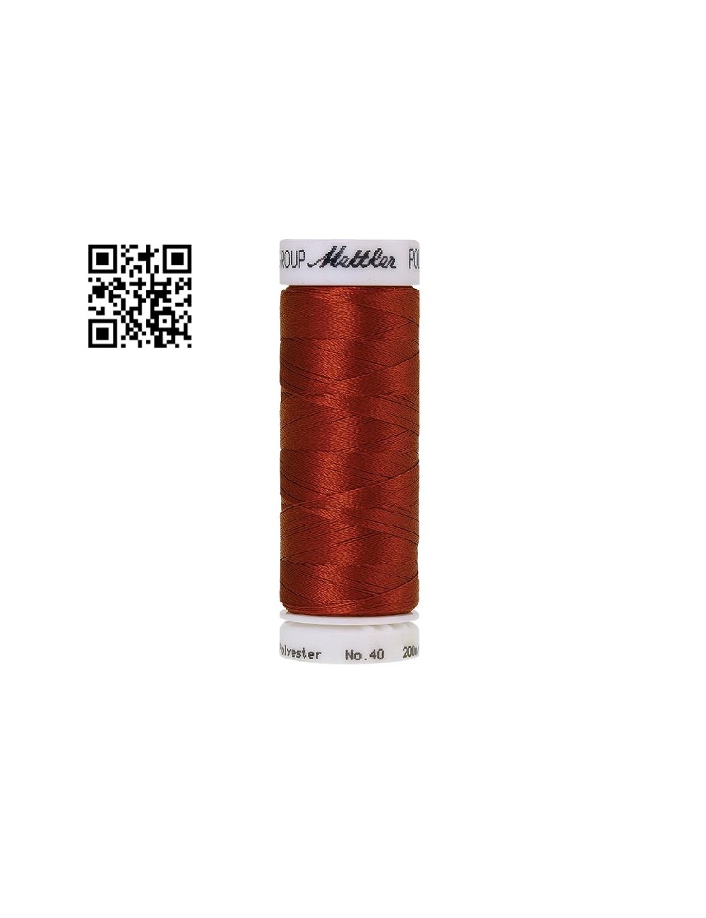 Hilo de poliester Poly Sheen nº40 - Grupo Amann Mettler. Disponible en caja de 5 carretes de 200mts - Ref. 3406