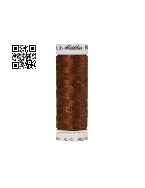 Hilo de poliester Poly Sheen nº40 - Grupo Amann Mettler. Disponible en caja de 5 carretes de 200mts - Ref. 3406