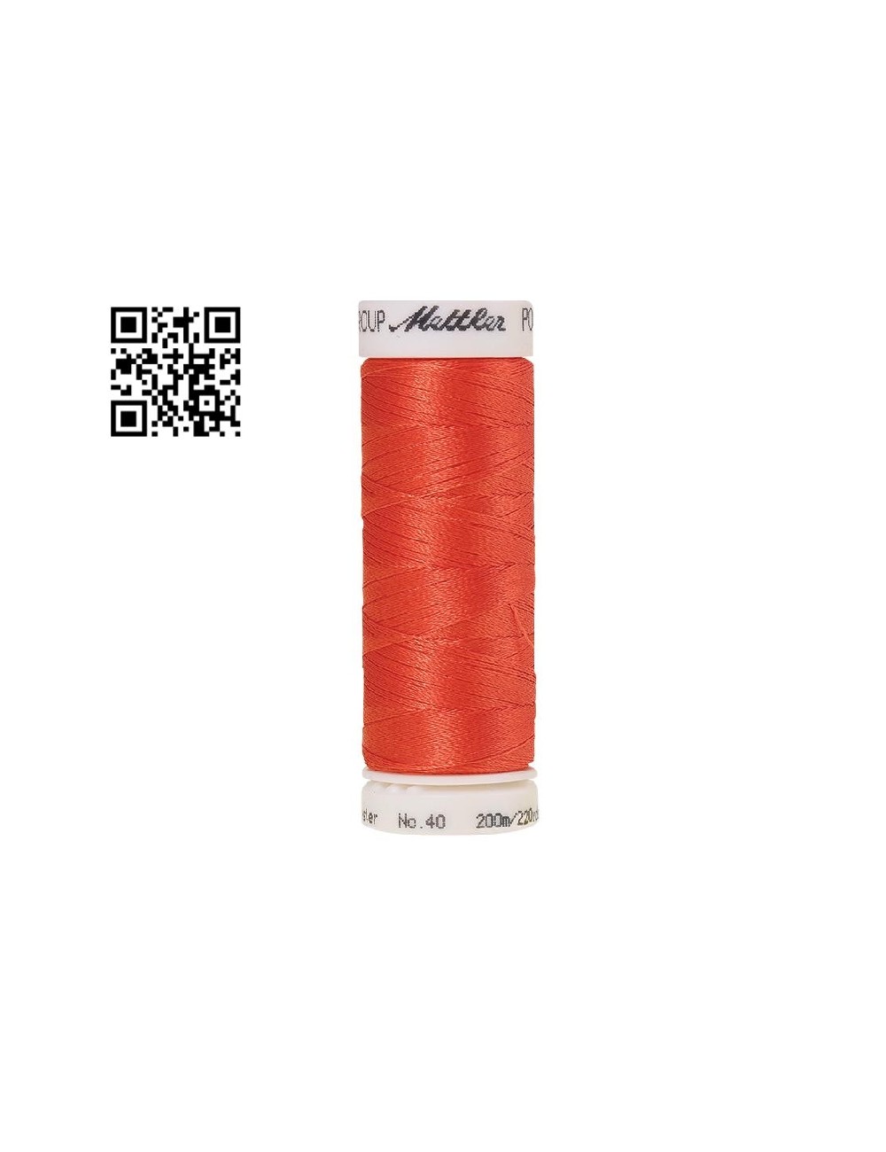 Hilo de poliester Poly Sheen nº40 - Grupo Amann Mettler. Disponible en caja de 5 carretes de 200mts - Ref. 3406