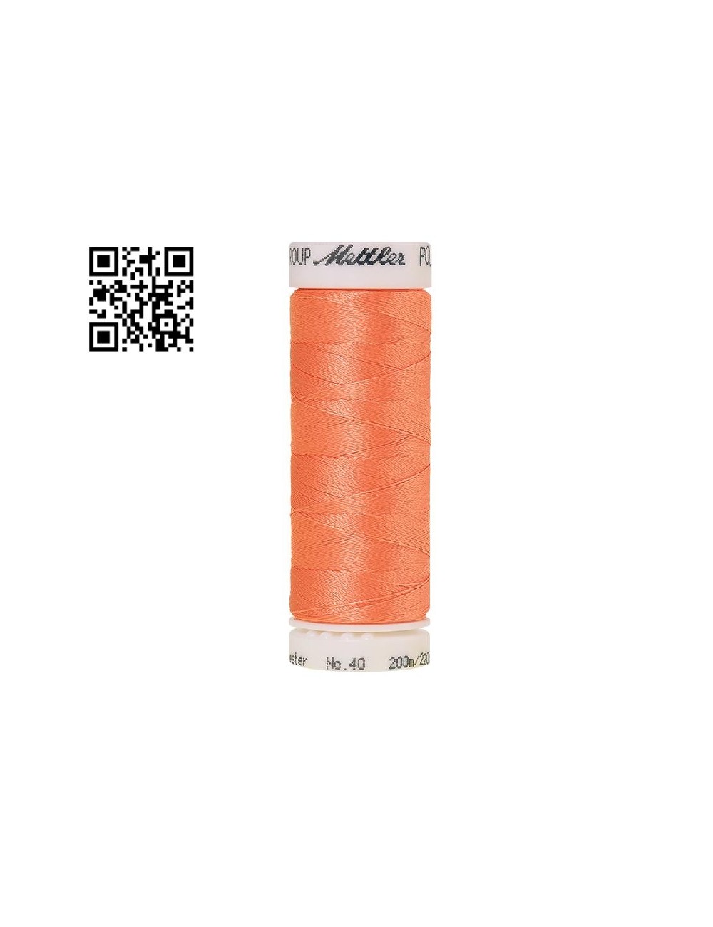 Hilo de poliester Poly Sheen nº40 - Grupo Amann Mettler. Disponible en caja de 5 carretes de 200mts - Ref. 3406