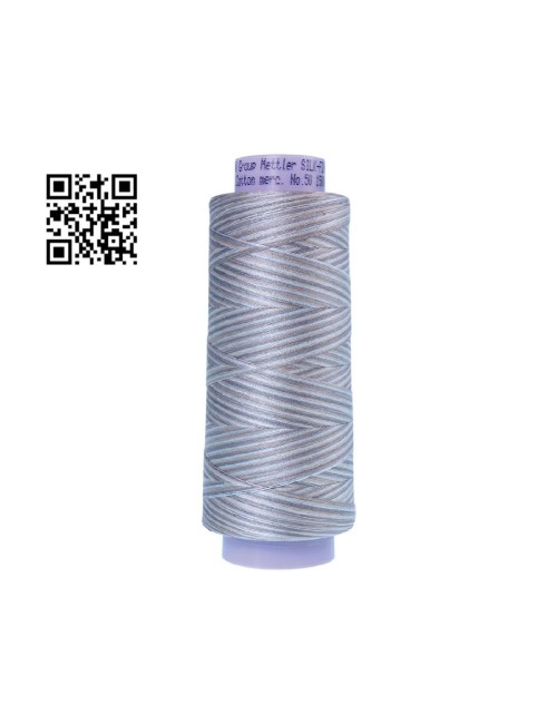 Hilo de algodón Silk Finish Multi nº50 - Grupo Amann Mettler. Disponible en caja de 2 conos de 1372mts - Ref. 9090