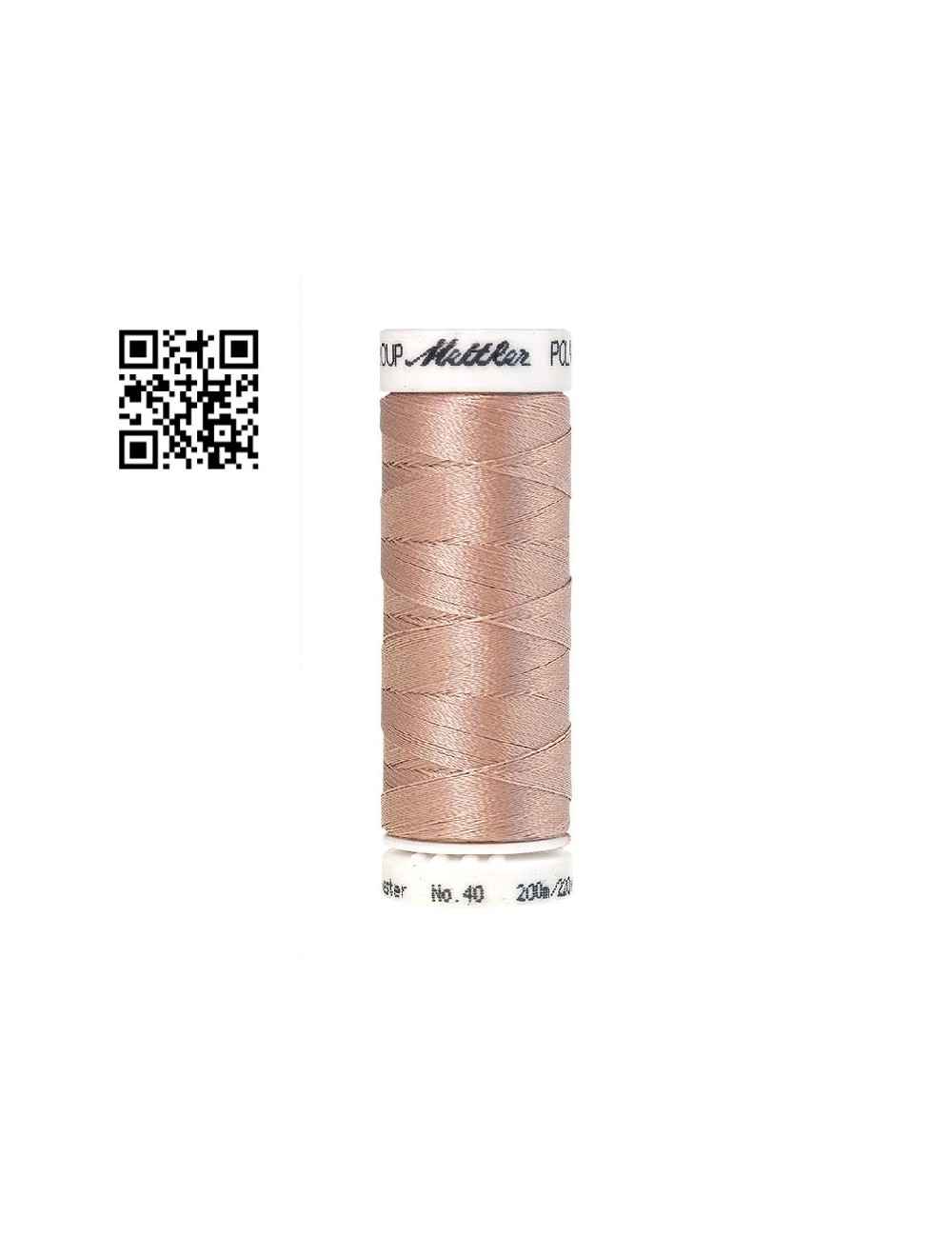 Hilo de poliester Poly Sheen nº40 - Grupo Amann Mettler. Disponible en caja de 5 carretes de 200mts - Ref. 3406