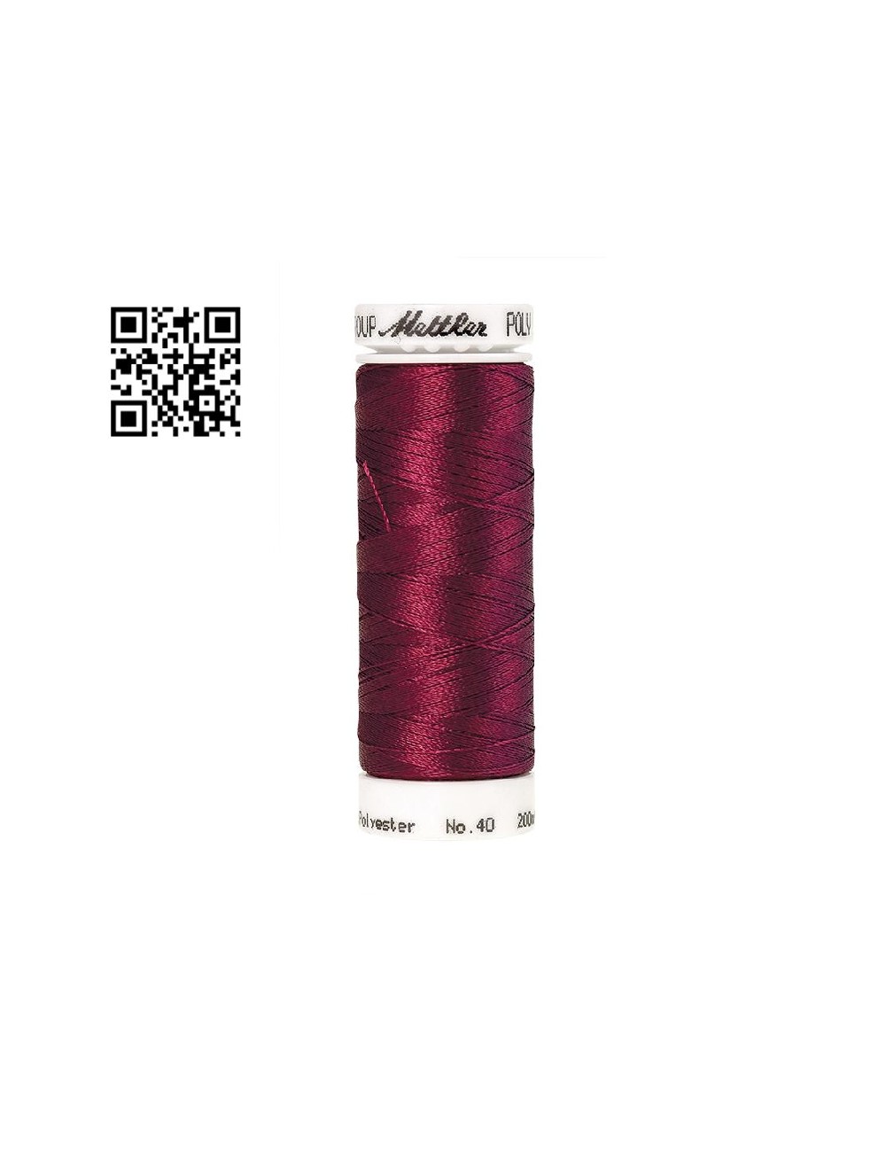 Hilo de poliester Poly Sheen nº40 - Grupo Amann Mettler. Disponible en caja de 5 carretes de 200mts - Ref. 3406