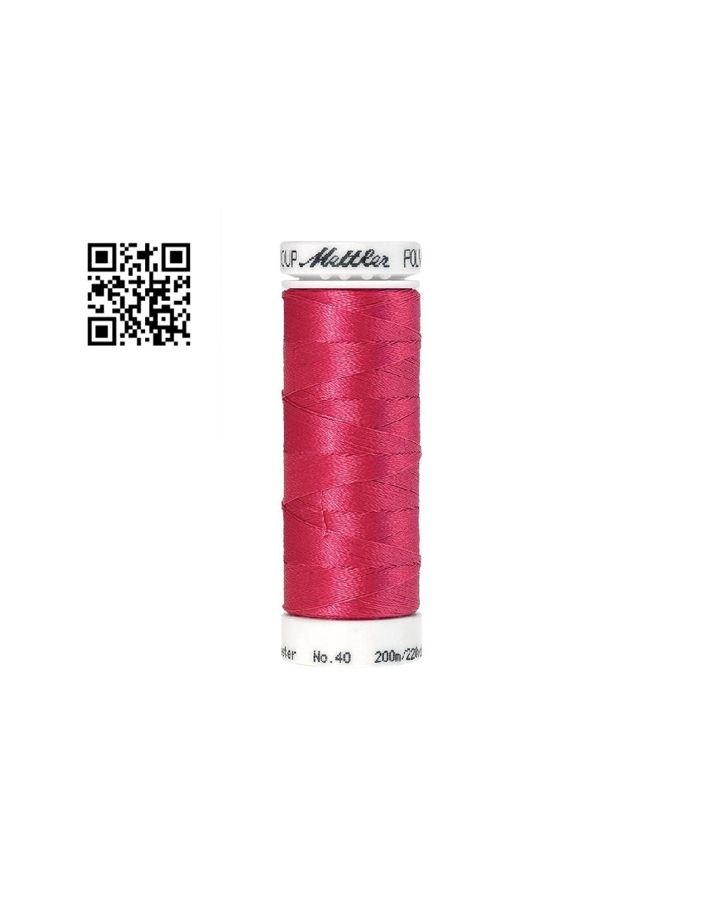 Hilo de poliester Poly Sheen nº40 - Grupo Amann Mettler. Disponible en caja de 5 carretes de 200mts - Ref. 3406