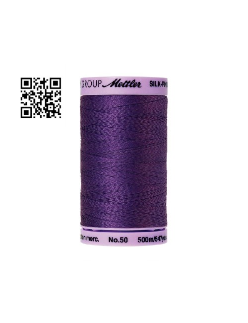 Hilo de algodón Silk Finish nº50 - Grupo Amann Mettler. Disponible en caja de 5 carretes de 500mts - Ref. 9104