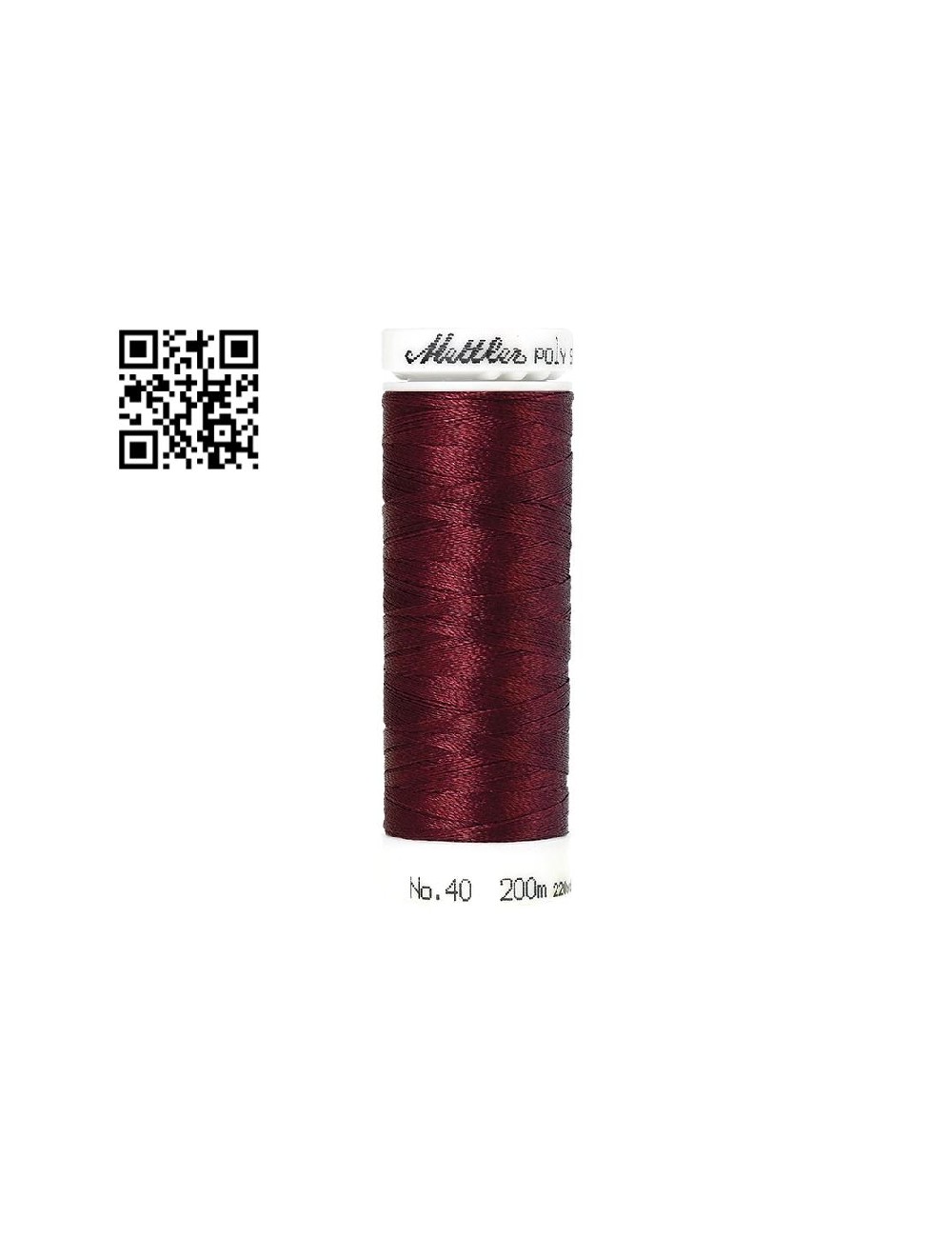 Hilo de poliester Poly Sheen nº40 - Grupo Amann Mettler. Disponible en caja de 5 carretes de 200mts - Ref. 3406