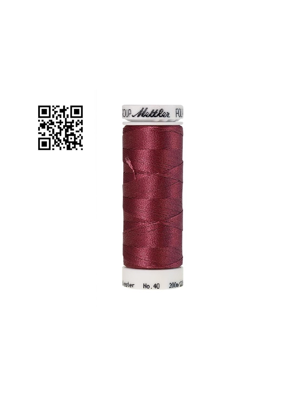 Hilo de poliester Poly Sheen nº40 - Grupo Amann Mettler. Disponible en caja de 5 carretes de 200mts - Ref. 3406