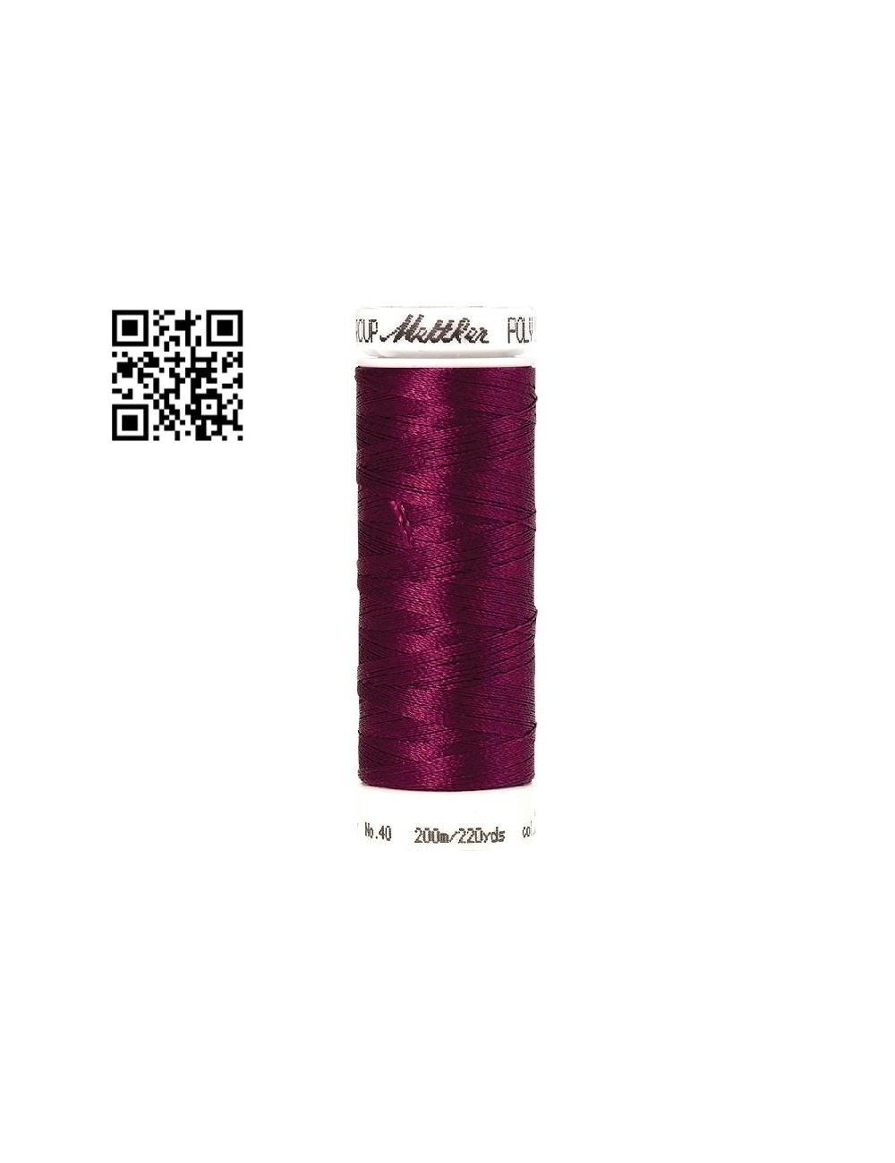 Hilo de poliester Poly Sheen nº40 - Grupo Amann Mettler. Disponible en caja de 5 carretes de 200mts - Ref. 3406