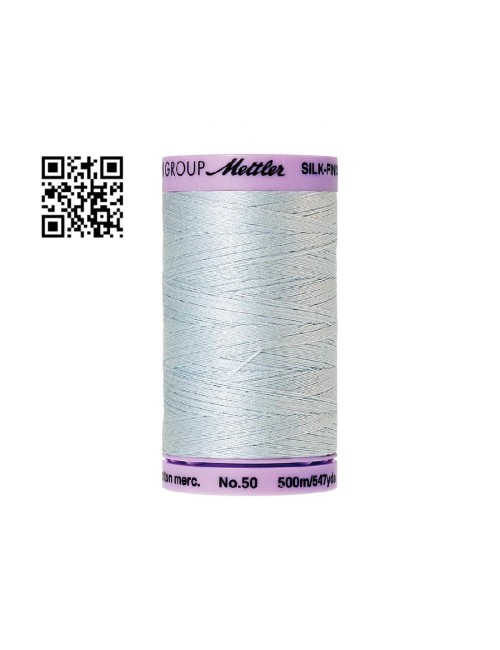 Hilo de algodón Silk Finish nº50 - Grupo Amann Mettler. Disponible en caja de 5 carretes de 500mts - Ref. 9104