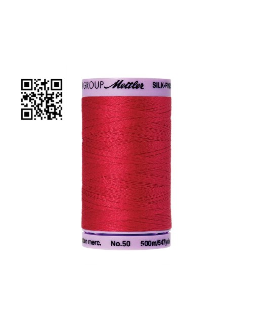 Hilo de algodón Silk Finish nº50 - Grupo Amann Mettler. Disponible en caja de 5 carretes de 500mts - Ref. 9104