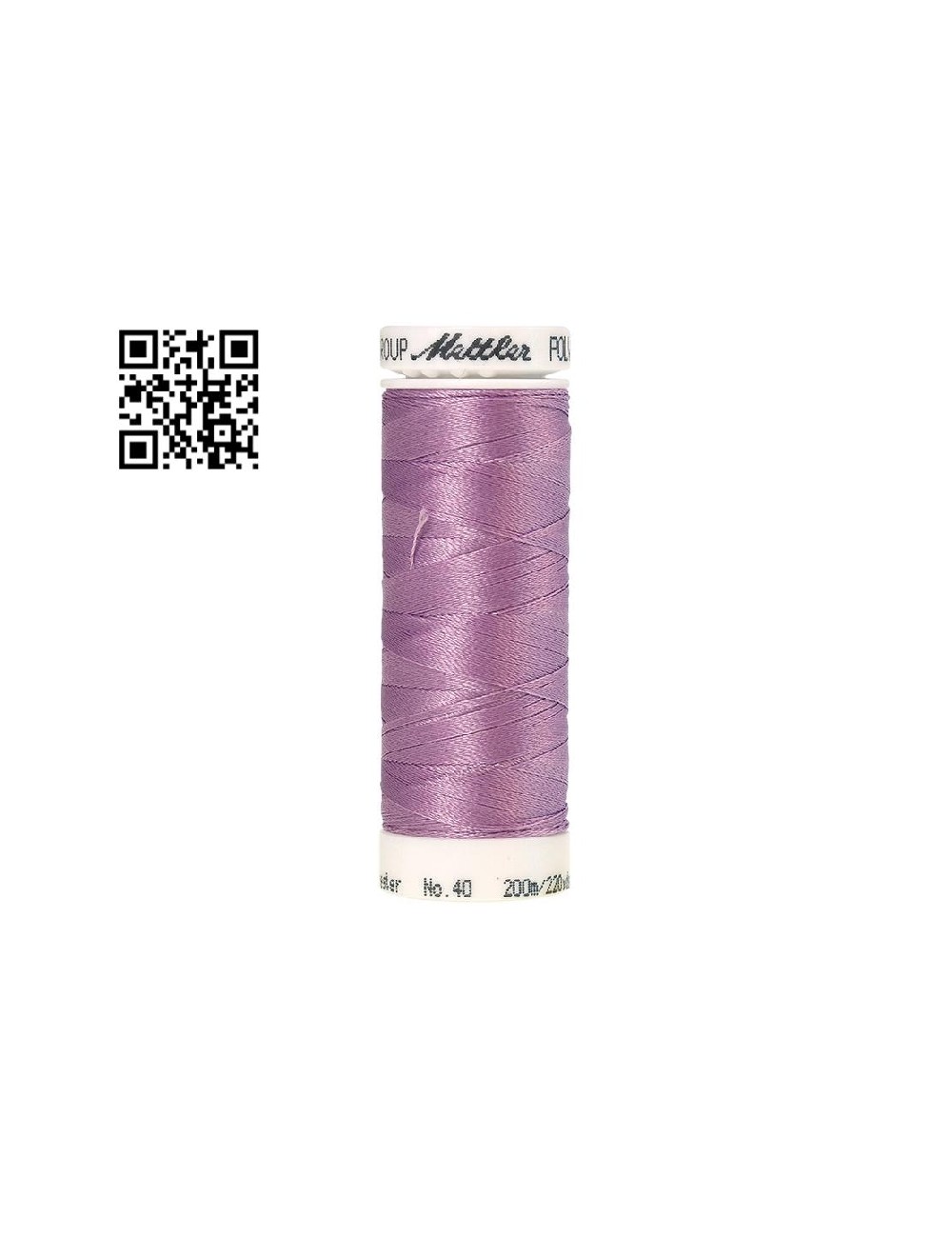 Hilo de poliester Poly Sheen nº40 - Grupo Amann Mettler. Disponible en caja de 5 carretes de 200mts - Ref. 3406