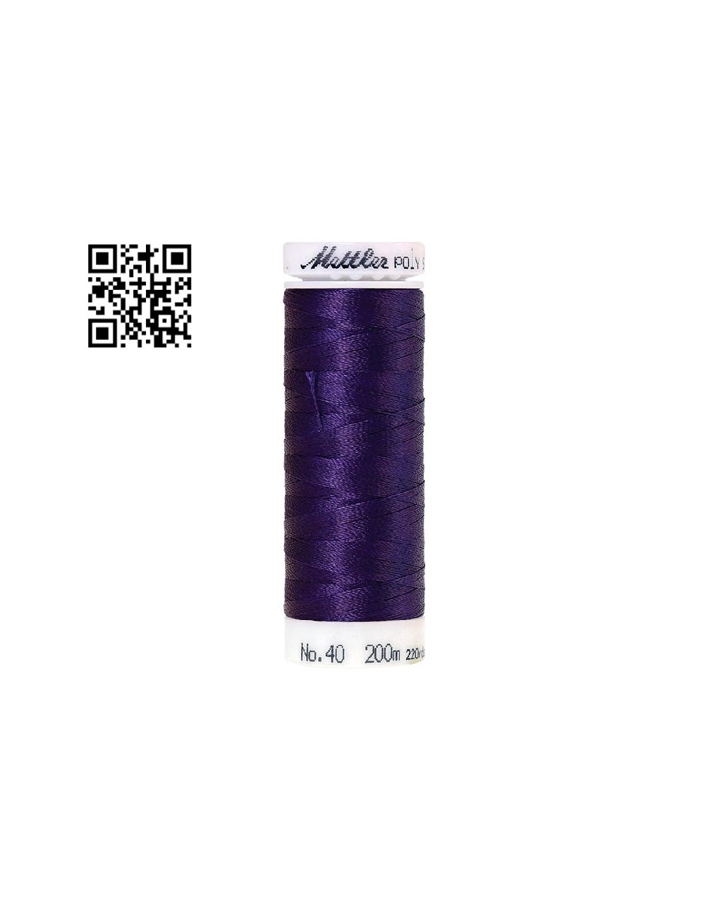 Hilo de poliester Poly Sheen nº40 - Grupo Amann Mettler. Disponible en caja de 5 carretes de 200mts - Ref. 3406