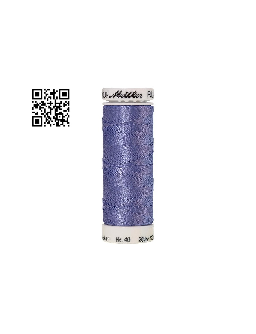 Hilo de poliester Poly Sheen nº40 - Grupo Amann Mettler. Disponible en caja de 5 carretes de 200mts - Ref. 3406