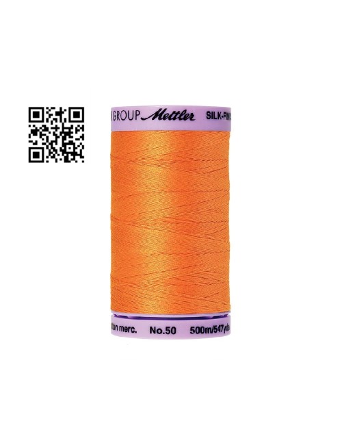 Hilo de algodón Silk Finish nº50 - Grupo Amann Mettler. Disponible en caja de 5 carretes de 500mts - Ref. 9104