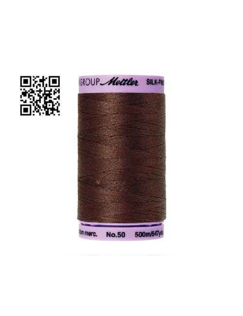 Hilo de algodón Silk Finish nº50 - Grupo Amann Mettler. Disponible en caja de 5 carretes de 500mts - Ref. 9104