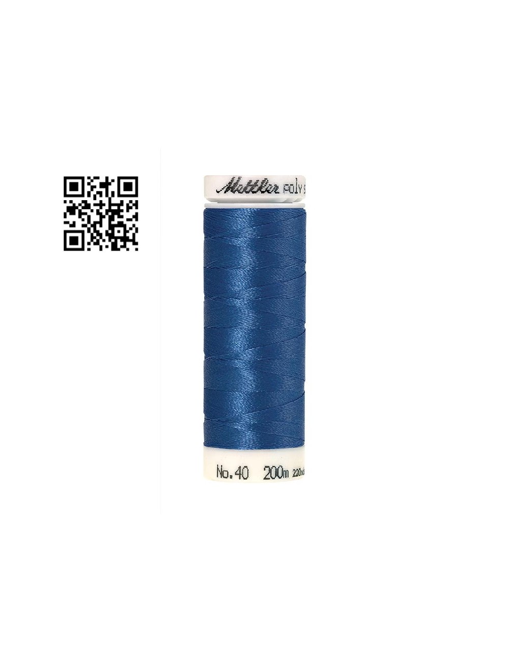 Hilo de poliester Poly Sheen nº40 - Grupo Amann Mettler. Disponible en caja de 5 carretes de 200mts - Ref. 3406