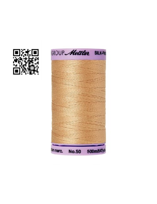Hilo de algodón Silk Finish nº50 - Grupo Amann Mettler. Disponible en caja de 5 carretes de 500mts - Ref. 9104