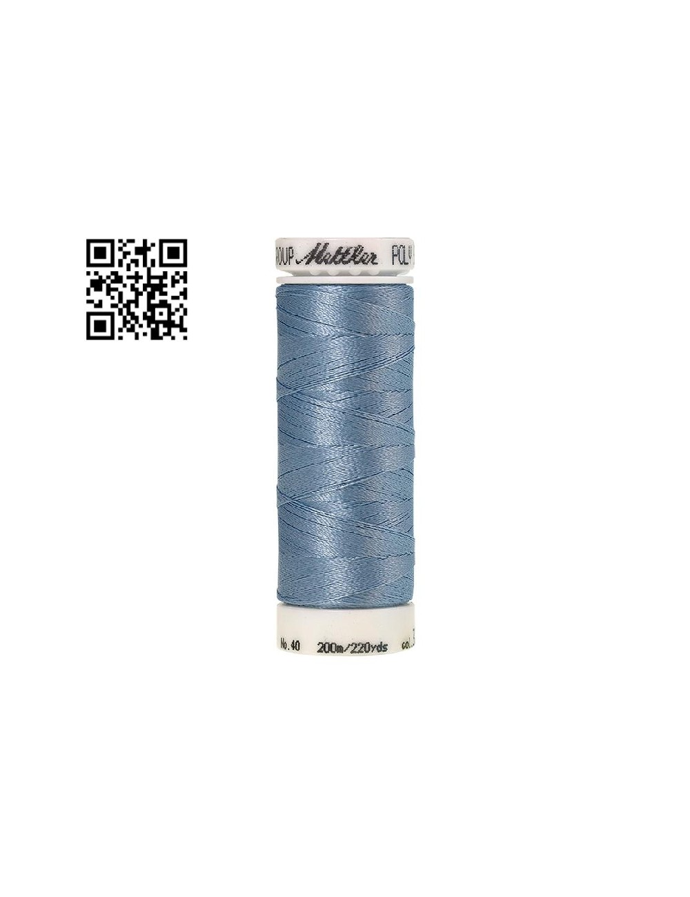 Hilo de poliester Poly Sheen nº40 - Grupo Amann Mettler. Disponible en caja de 5 carretes de 200mts - Ref. 3406