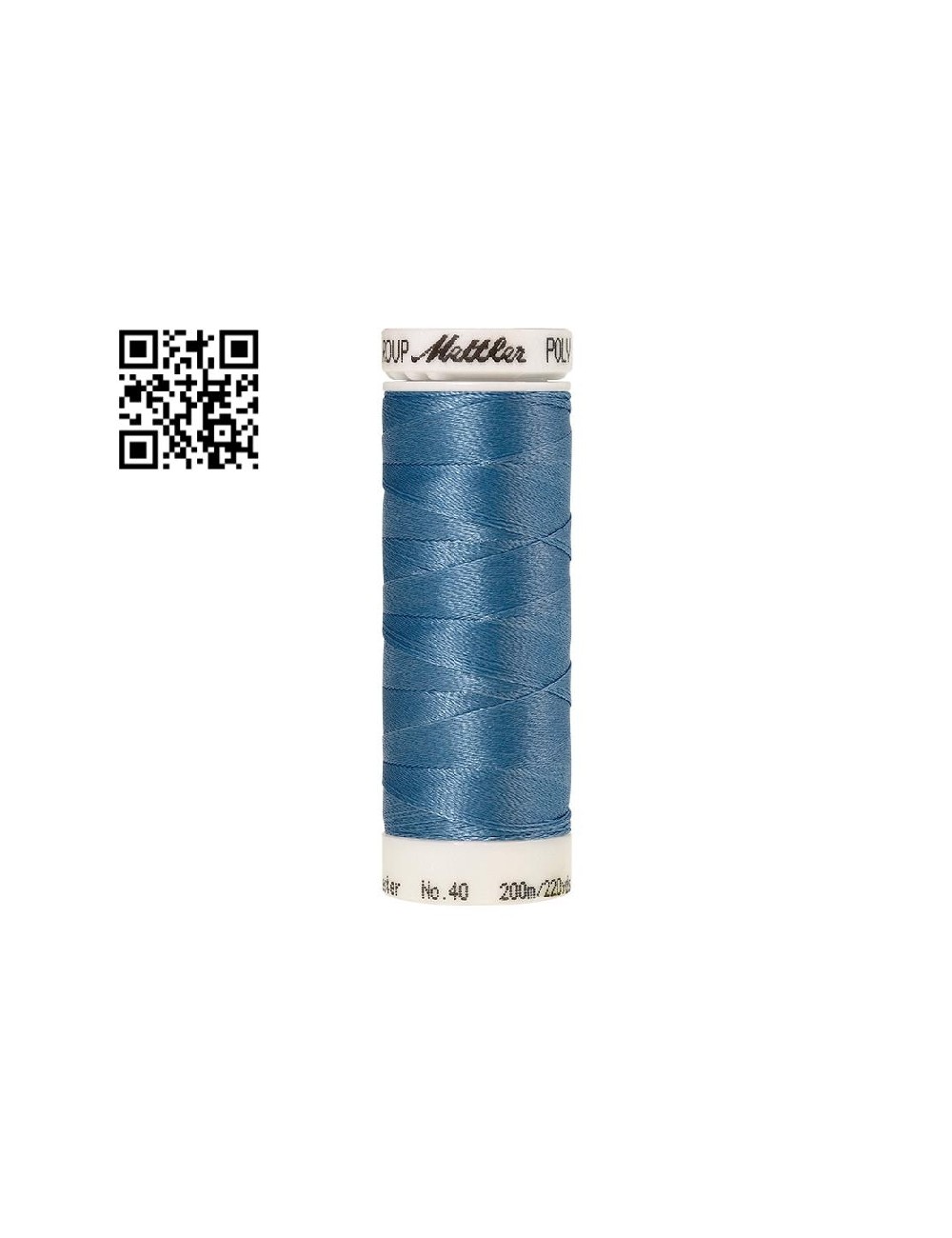 Hilo de poliester Poly Sheen nº40 - Grupo Amann Mettler. Disponible en caja de 5 carretes de 200mts - Ref. 3406