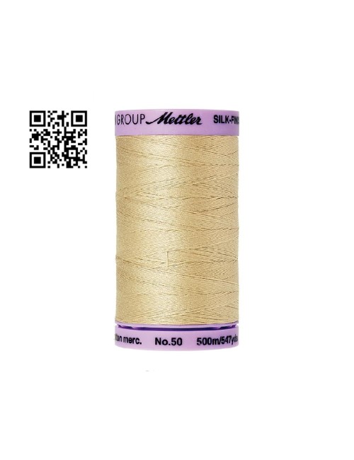 Hilo de algodón Silk Finish nº50 - Grupo Amann Mettler. Disponible en caja de 5 carretes de 500mts - Ref. 9104