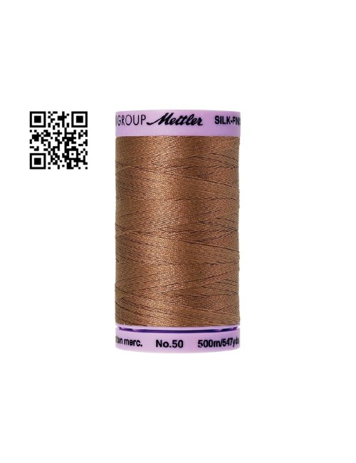Hilo de algodón Silk Finish nº50 - Grupo Amann Mettler. Disponible en caja de 5 carretes de 500mts - Ref. 9104