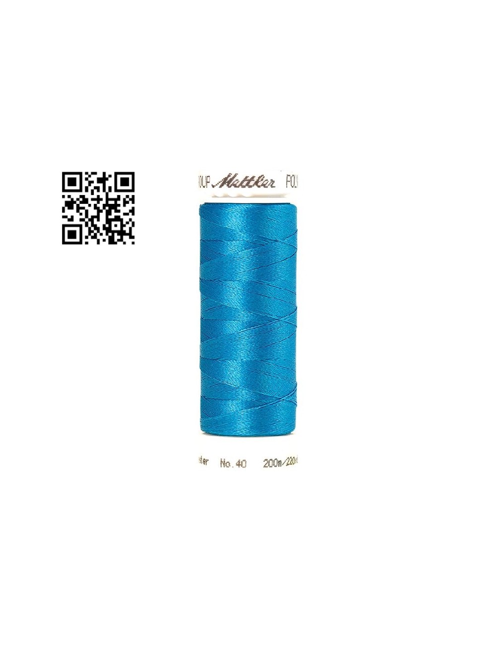 Hilo de poliester Poly Sheen nº40 - Grupo Amann Mettler. Disponible en caja de 5 carretes de 200mts - Ref. 3406