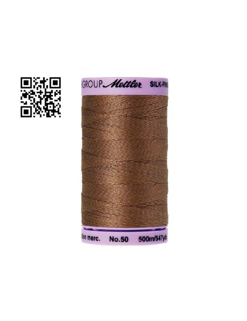 Hilo de algodón Silk Finish nº50 - Grupo Amann Mettler. Disponible en caja de 5 carretes de 500mts - Ref. 9104