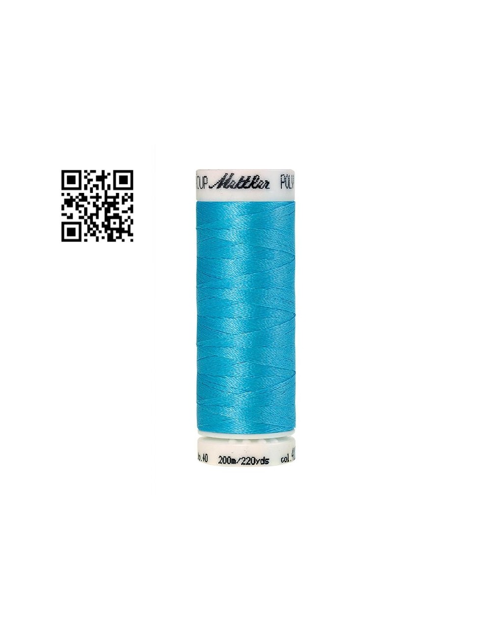 Hilo de poliester Poly Sheen nº40 - Grupo Amann Mettler. Disponible en caja de 5 carretes de 200mts - Ref. 3406