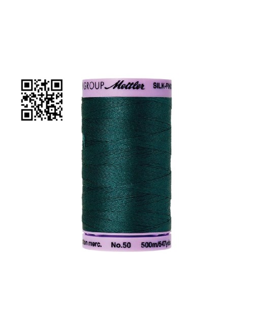 Hilo de algodón Silk Finish nº50 - Grupo Amann Mettler. Disponible en caja de 5 carretes de 500mts - Ref. 9104