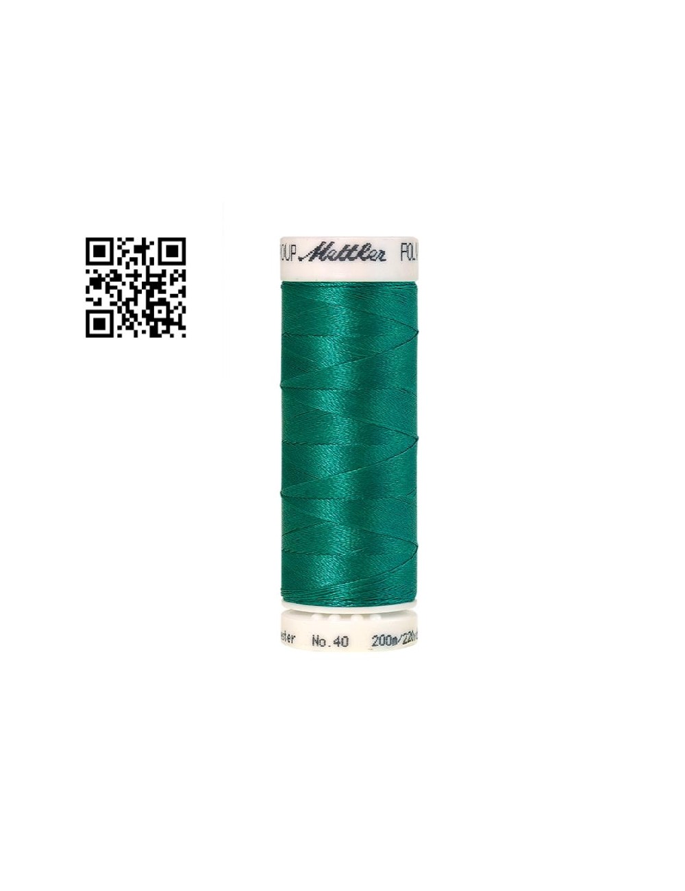 Hilo de poliester Poly Sheen nº40 - Grupo Amann Mettler. Disponible en caja de 5 carretes de 200mts - Ref. 3406