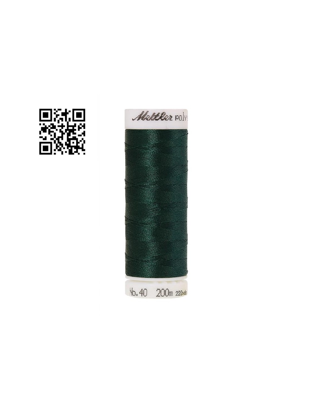 Hilo de poliester Poly Sheen nº40 - Grupo Amann Mettler. Disponible en caja de 5 carretes de 200mts - Ref. 3406