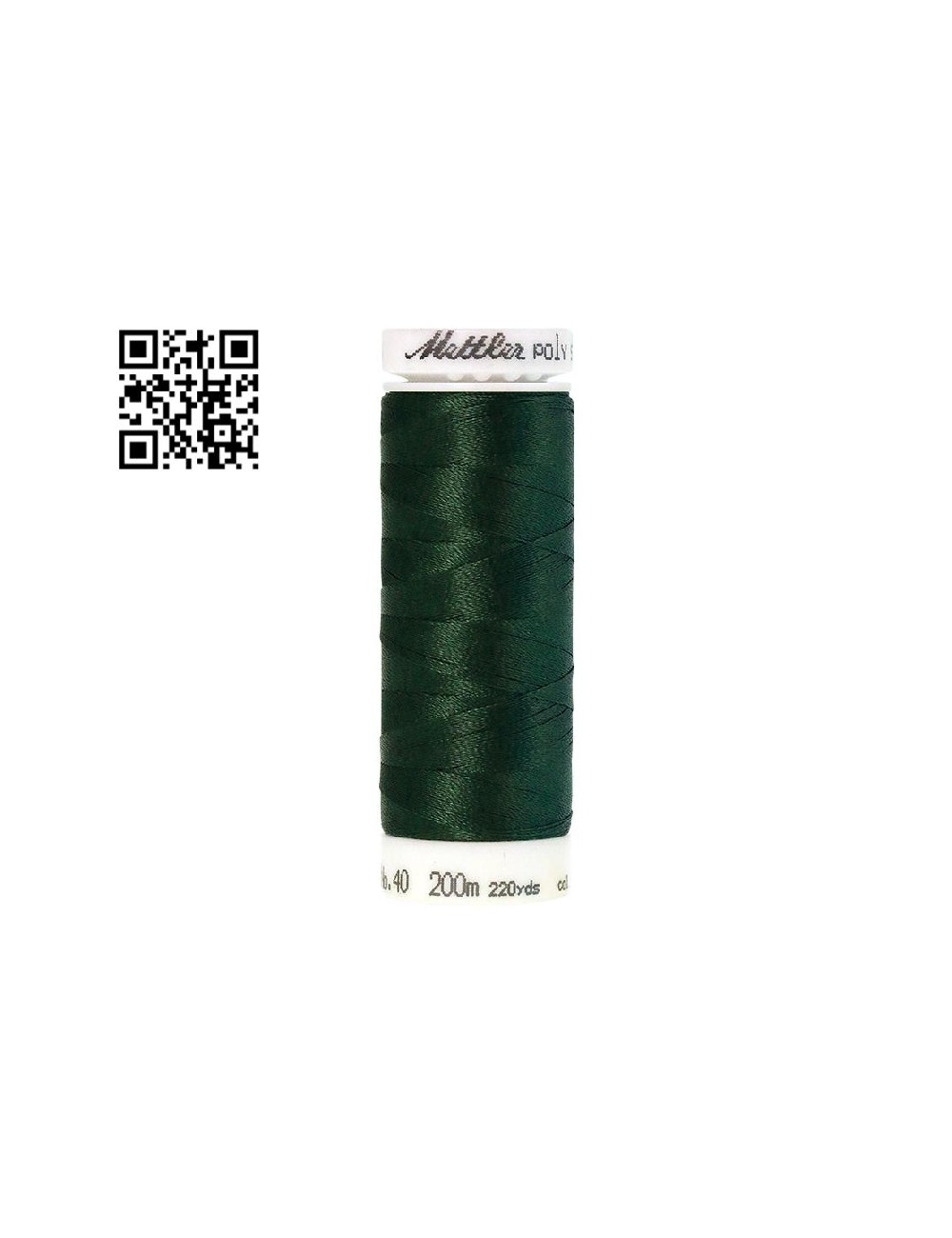 Hilo de poliester Poly Sheen nº40 - Grupo Amann Mettler. Disponible en caja de 5 carretes de 200mts - Ref. 3406