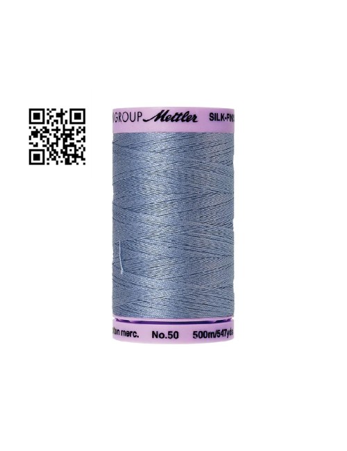 Hilo de algodón Silk Finish nº50 - Grupo Amann Mettler. Disponible en caja de 5 carretes de 500mts - Ref. 9104