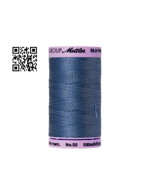Hilo de algodón Silk Finish nº50 - Grupo Amann Mettler. Disponible en caja de 5 carretes de 500mts - Ref. 9104