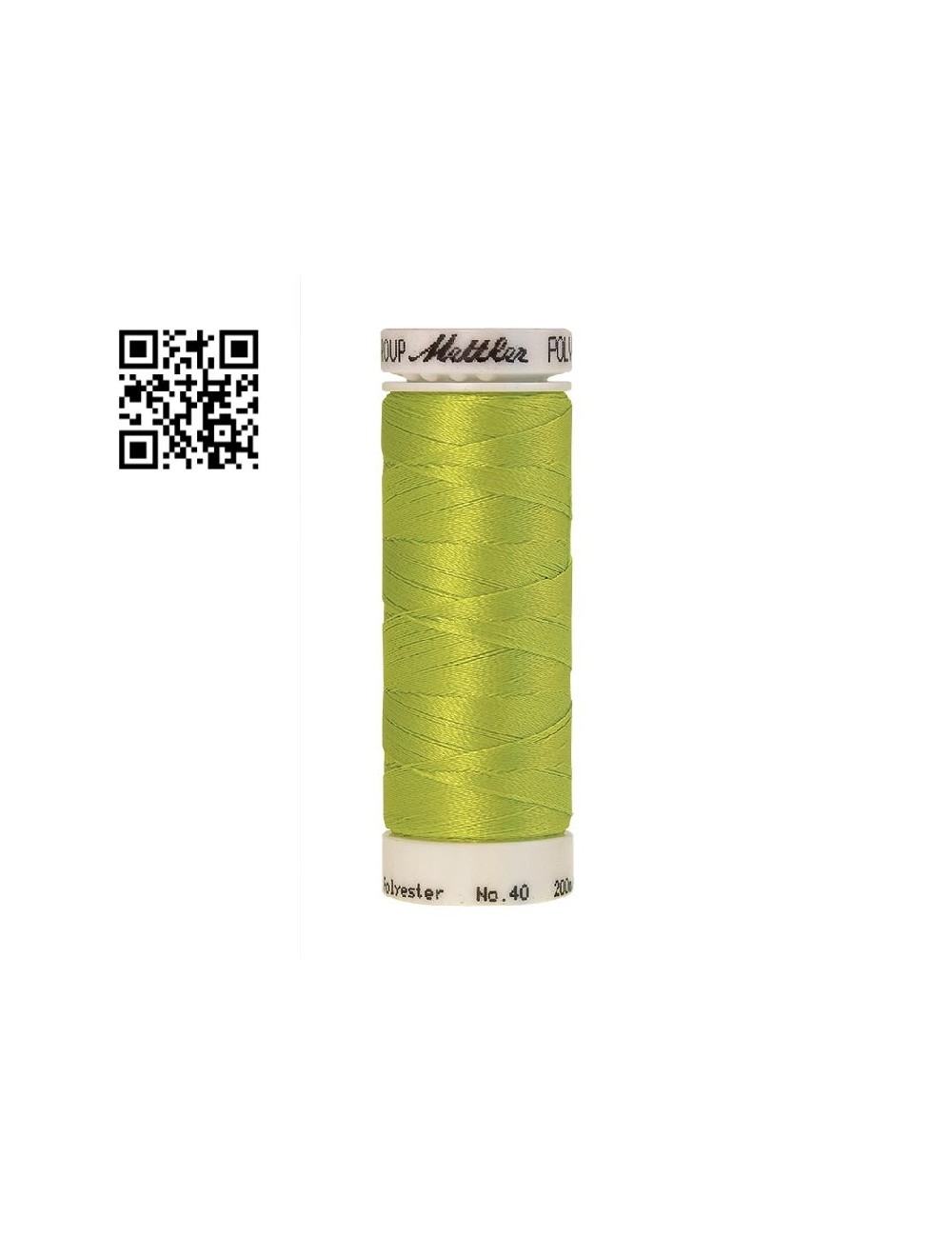 Hilo de poliester Poly Sheen nº40 - Grupo Amann Mettler. Disponible en caja de 5 carretes de 200mts - Ref. 3406