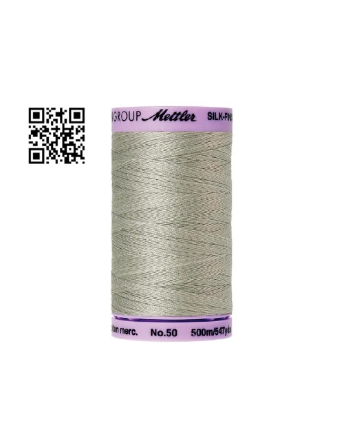 Hilo de algodón Silk Finish nº50 - Grupo Amann Mettler. Disponible en caja de 5 carretes de 500mts - Ref. 9104