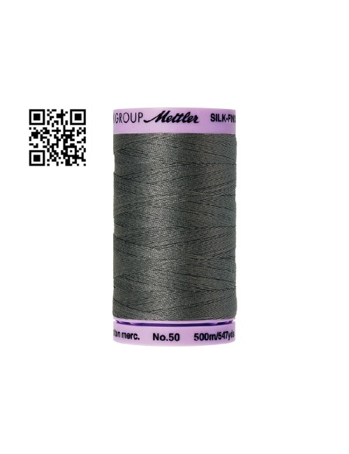 Hilo de algodón Silk Finish nº50 - Grupo Amann Mettler. Disponible en caja de 5 carretes de 500mts - Ref. 9104