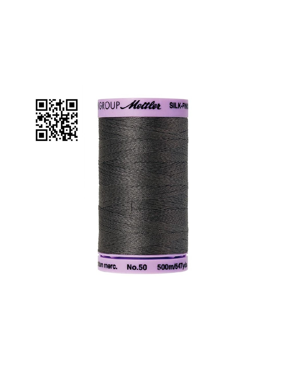 Hilo de algodón Silk Finish nº50 - Grupo Amann Mettler. Disponible en caja de 5 carretes de 500mts - Ref. 9104