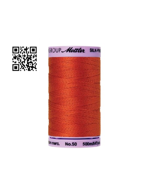 Hilo de algodón Silk Finish nº50 - Grupo Amann Mettler. Disponible en caja de 5 carretes de 500mts - Ref. 9104