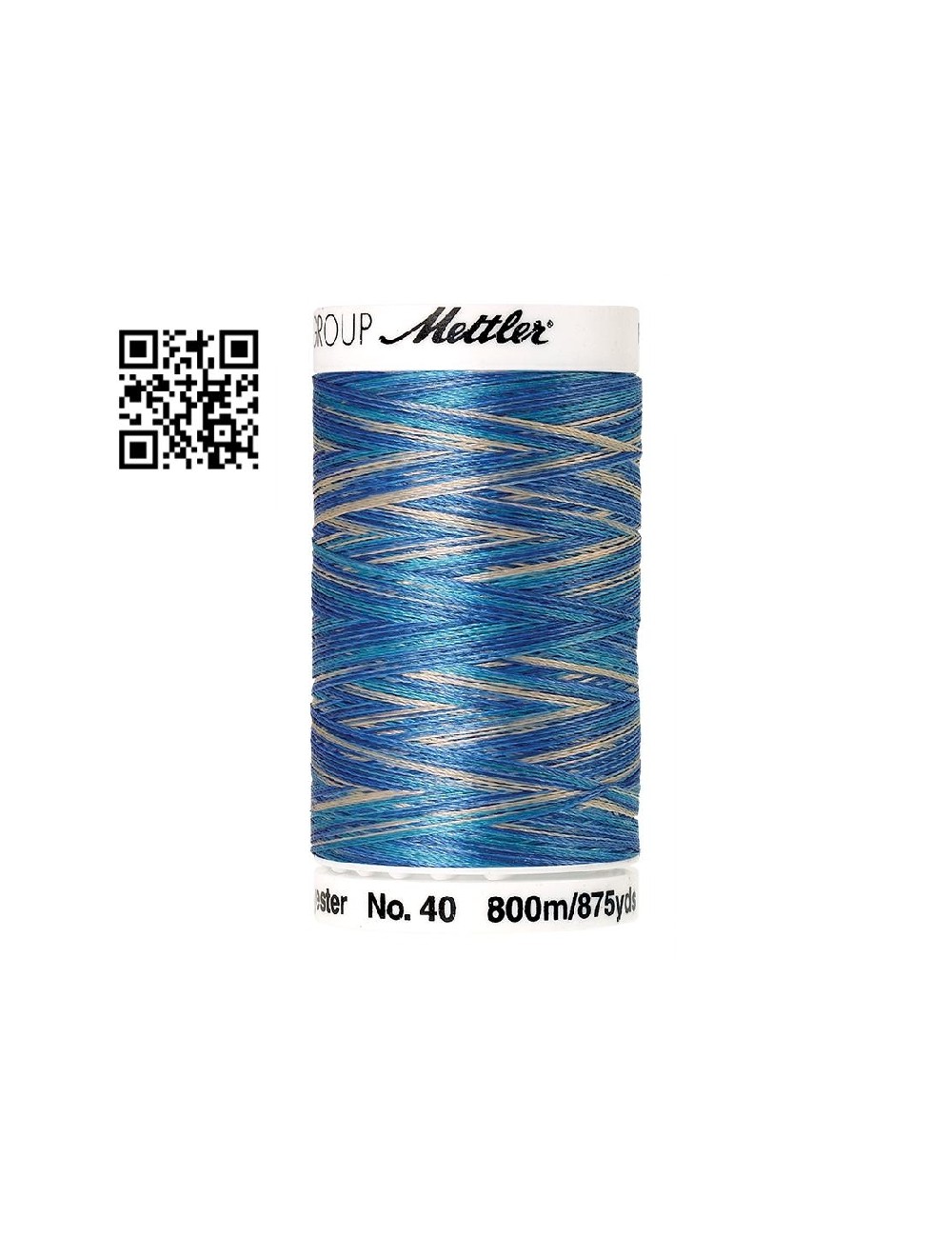 Hilo de poliester Poly Sheen Multi nº40 - Grupo Amann Mettler. Disponible en caja de 5 carretes de 800mts - Ref. 4880